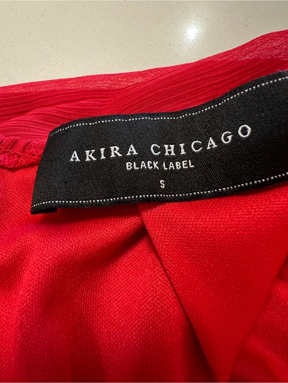 AKIRA CHICAGO Red Halter Romper Flowy Open Front Party Dress Y2K Miami Beach 📐S - Picture 8 of 11